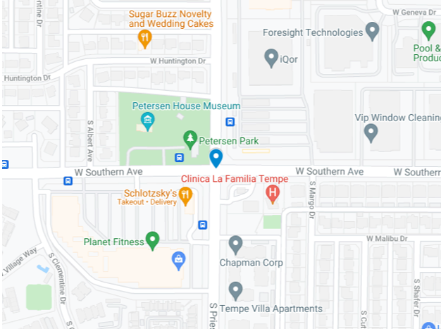 Map of accident scene 