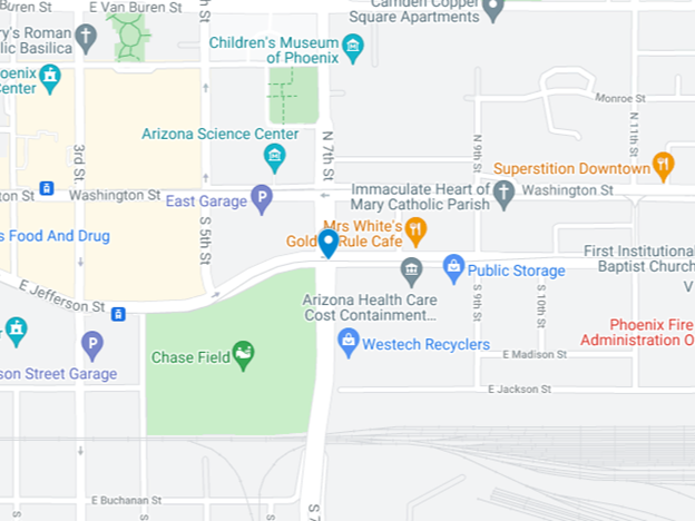 fatal single-vehicle crash in downtown phoenix