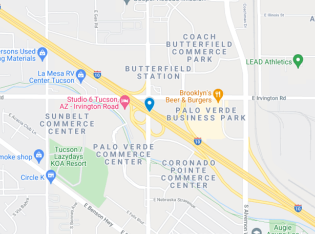 Map of accident scene 