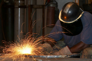 welder working