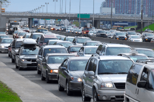 Stock image of traffic 