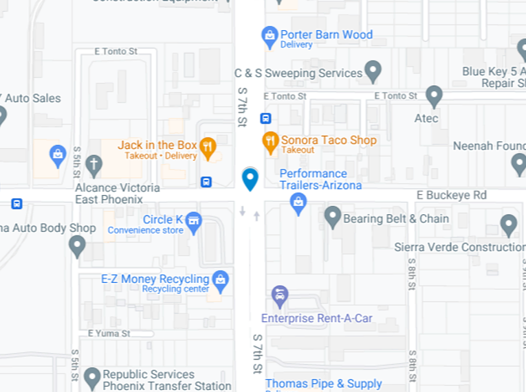 Map of accident scene 