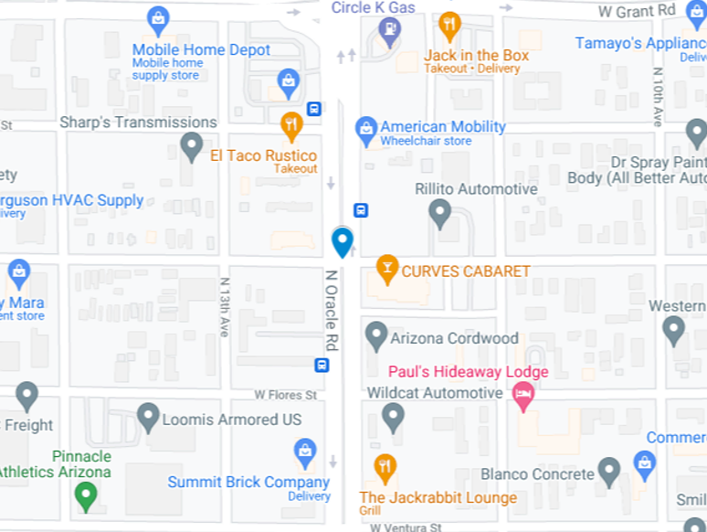 Map of accident scene 