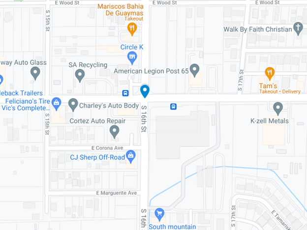 google map image of broadway road