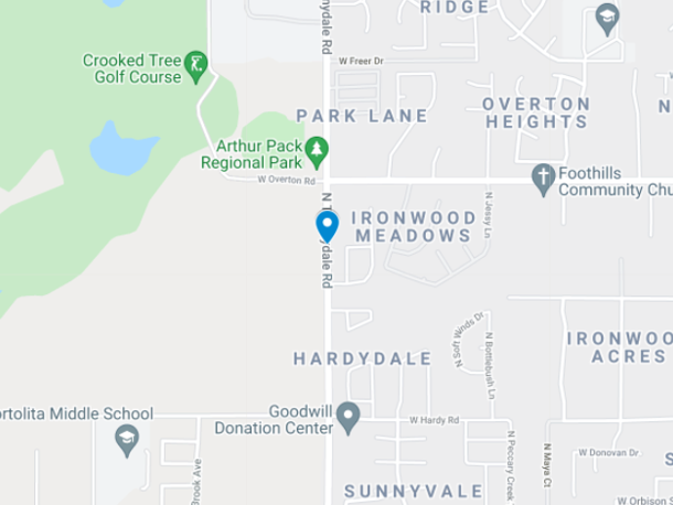Map of the accident