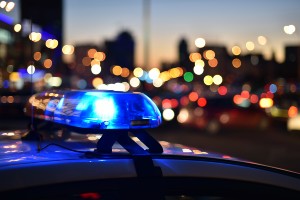 police respond to collision on on-ramp