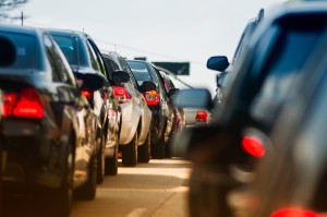traffic jam - early in the morning