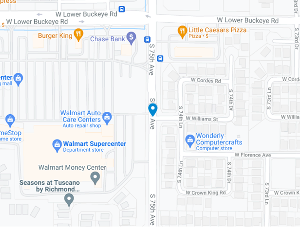 Map of accident scene 