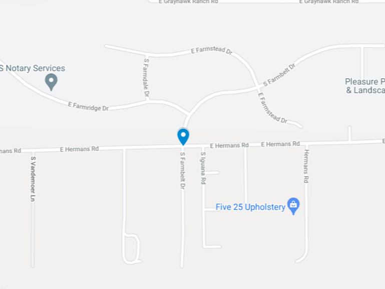 Map of accident scene 