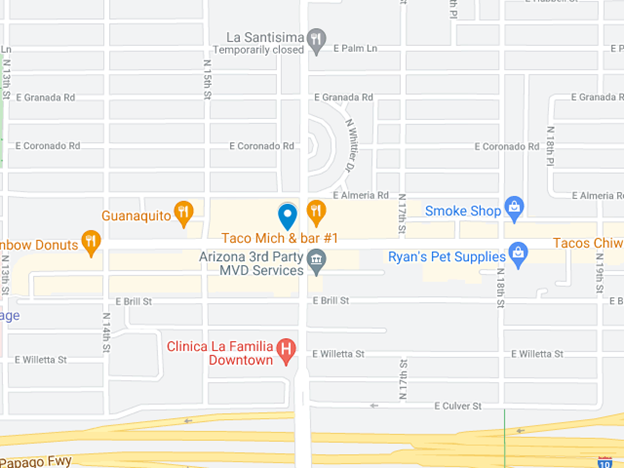 picture of map of 17th street and boom boom lounge