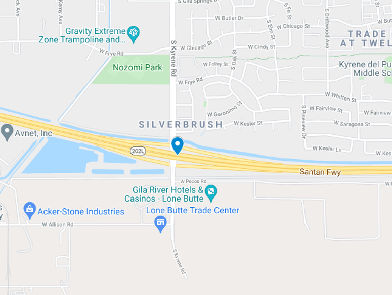 Map of accident scene 