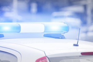police at early morning crash