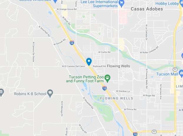 I-10 exit ramp on Ruthrauff Road