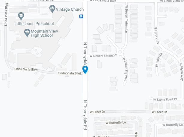 Tucson High School map