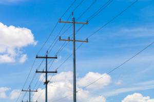 power lines during daytime