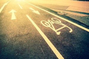 bicycle lane near south tucson intersection