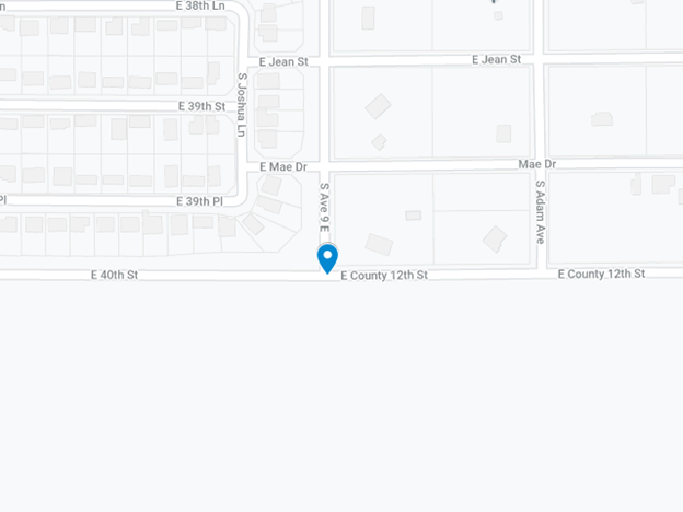 map of crash site near Yuma