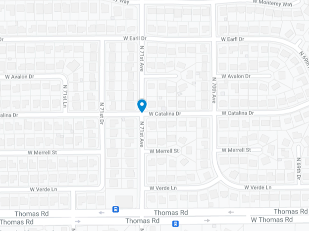 google map image of hit-and-run crash site