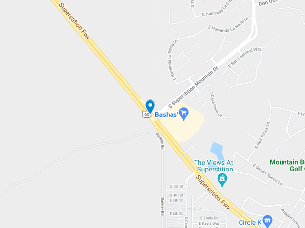 crash on eastbound us-60 near gold canyon 