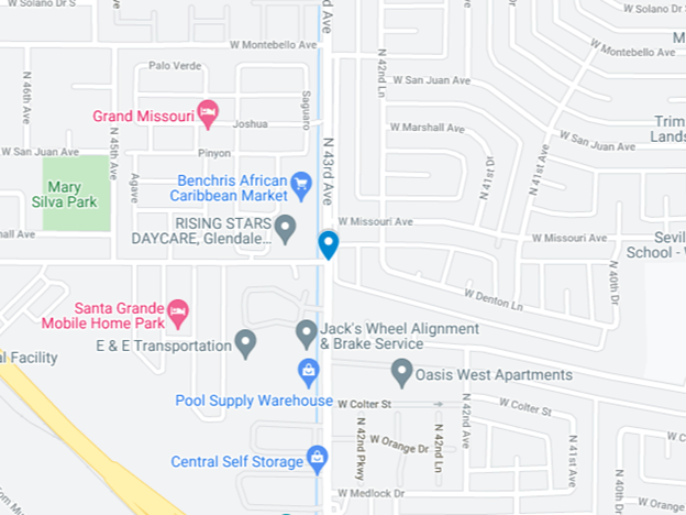 single-vehicle crash near 43rd ave and missouri ave