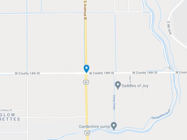 crash injures three at us-95 and county 14th street