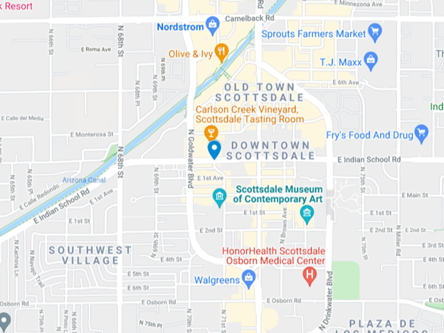 crash involving fedex truck in old town scottsdale 