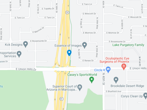 collision on sr-51 northbound ramp