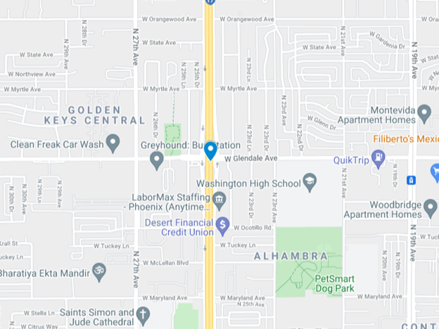 crash on sb i-17 near glendale ave exit