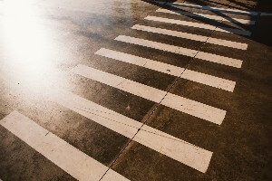 pedestrian walking in road injured by driver in Tolleson