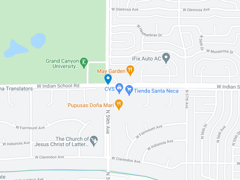 Map of accident scene 