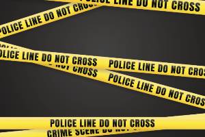 yellow police tape
