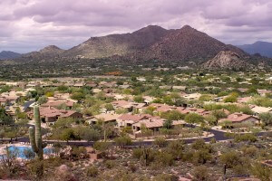 image of residential area in NE Scottsdale