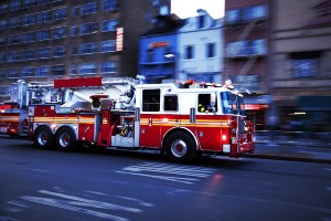fire officials responding to a multi-vehicle collision 