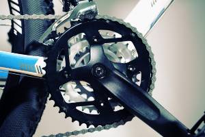 bicycle chain on bike