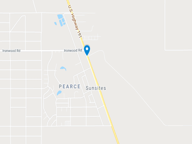 google map image of us 191 by crash site