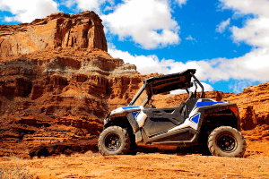 UTV in the desert