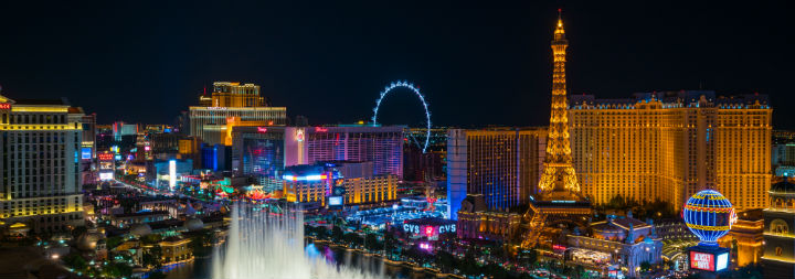 las vegas at night